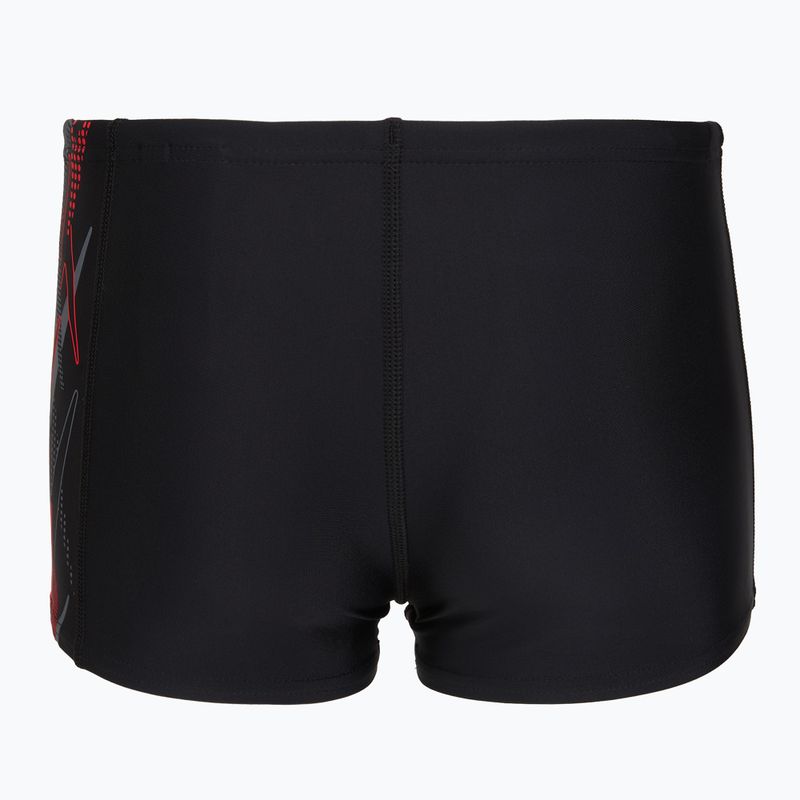  Jungen-Badeboxer Speedo Plastisol Placement Aquashort anthracite/hrr 2