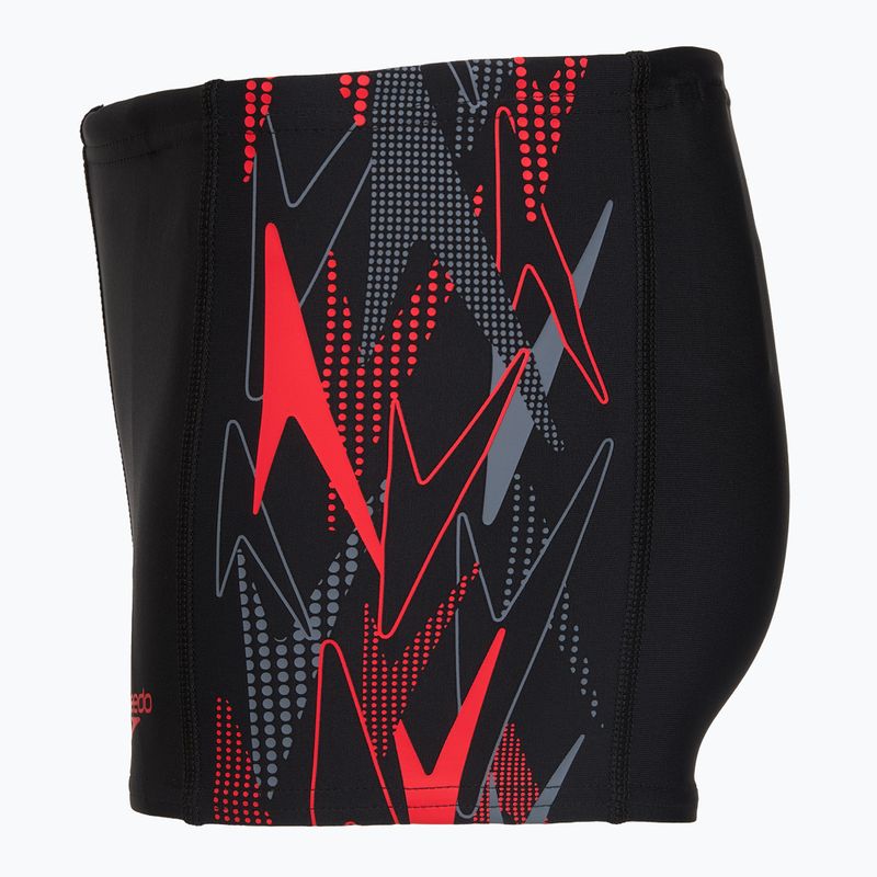  Jungen-Badeboxer Speedo Plastisol Placement Aquashort anthracite/hrr 3