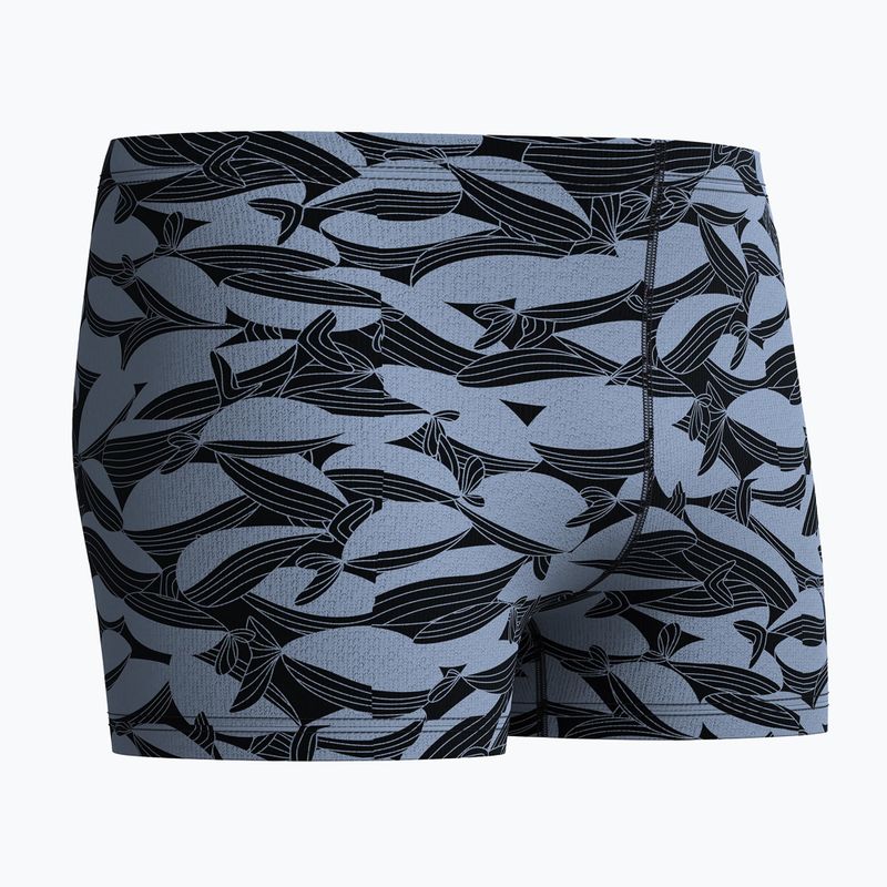 Herren-Badeboxershorts Speedo Print Beachstar Square Leg Anthracite/Coin Grey 6