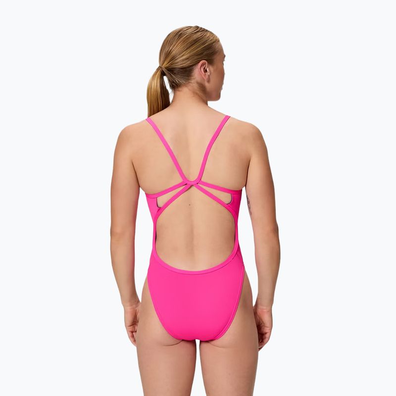 Damen-Badeanzug Speedo Solid Web punchy pink 2