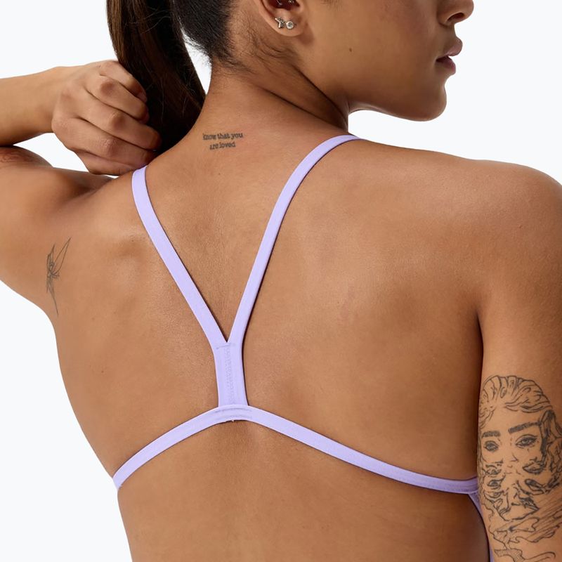 Einteiliger Damen-Badeanzug Speedo FL Solid V-Back 2.0 bright lavender 4