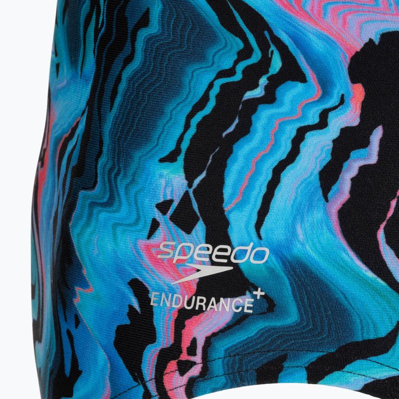 Damen-Badeanzug Speedo Printed Web Back canyon ombre/black 3