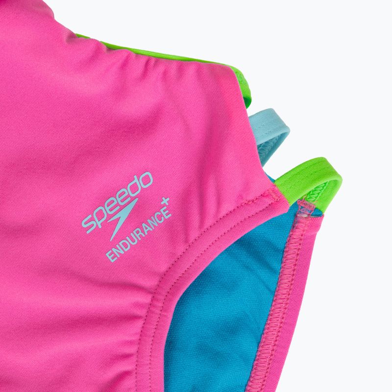 Damen-Badeanzug Speedo Solid Tri neon flamingo 3