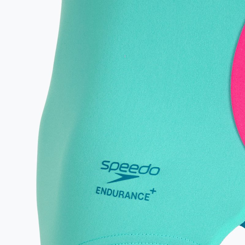 Damen Badeanzug Speedo Solid Tri aqua breeze 3