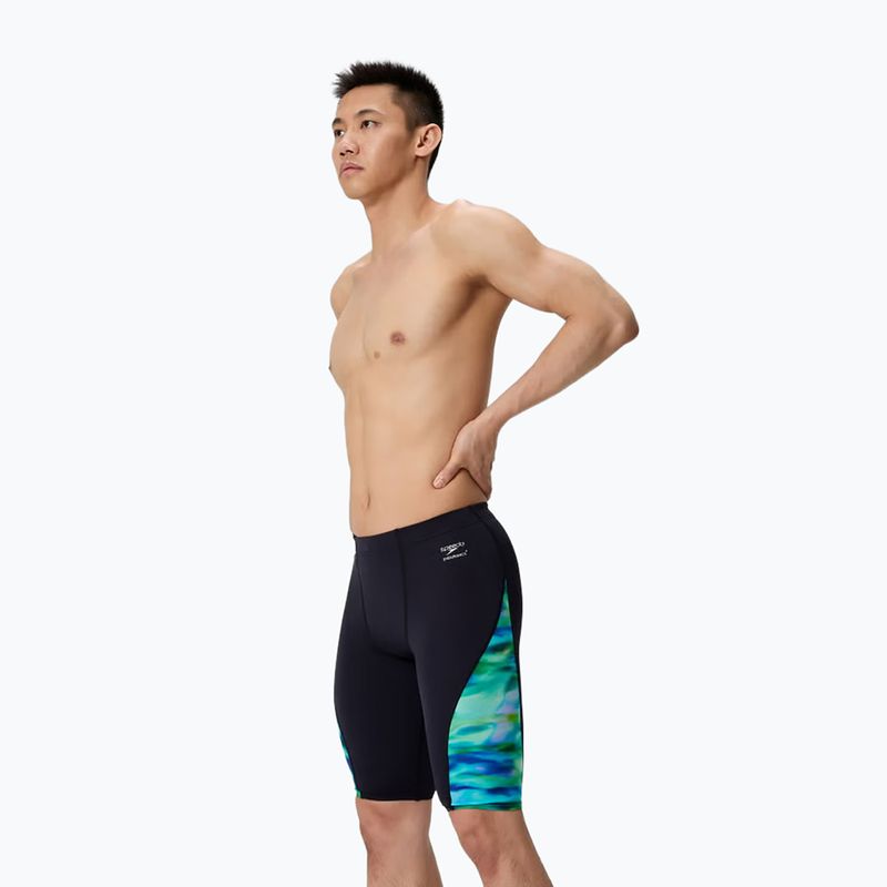 Herren Jammer Speedo Printed Side Spliced sunset grove/black 3