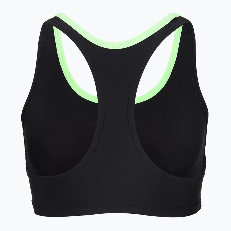 Damen zweiteiliger Badeanzug Speedo Placement Raceback 2pc anthracite/clover 4