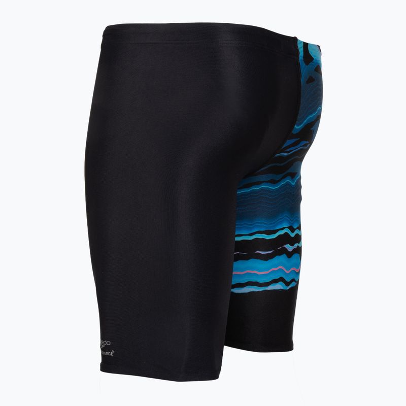 Herren Jammer Speedo Placement Aquashort Canyon Ombre/Black 3