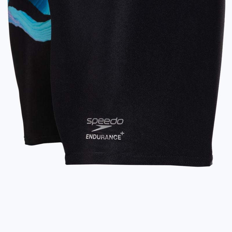 Herren Jammer Speedo Placement Aquashort Canyon Ombre/Black 4