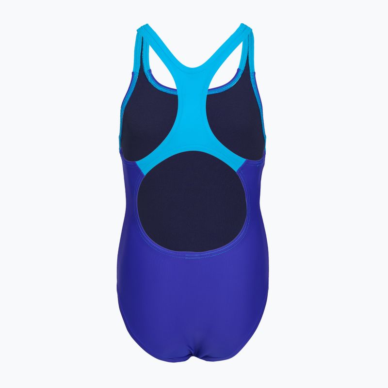 Kinder Badeanzug Speedo Medley Logo Medalist sapphire/mayan blue 2