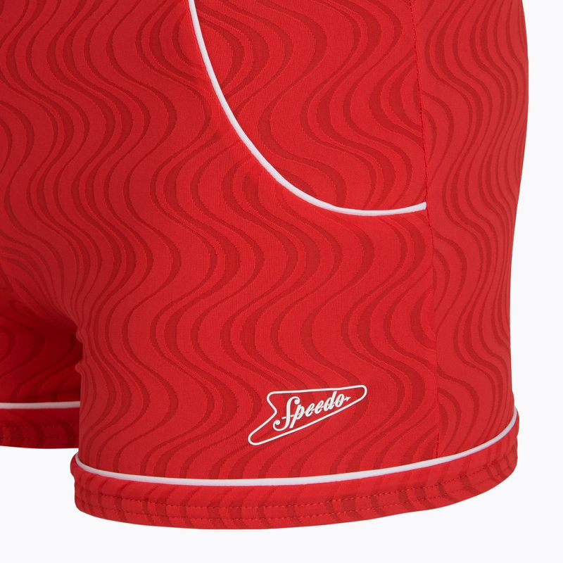 Herren-Badeslip Speedo Textured Aquashort high risk red 3