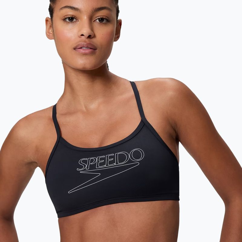 Damen-Bikini Speedo Endurance+ Logo Thin Strap anthracite 4