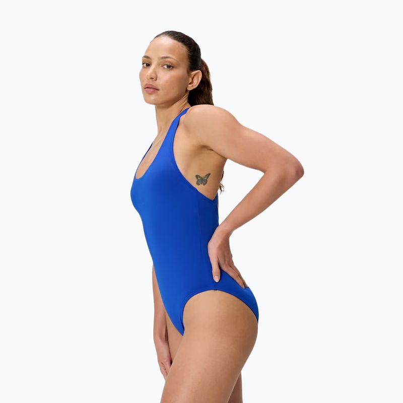 Einteiliger Damen-Badeanzug Speedo Solid Scoop Neck deep sapphire 3