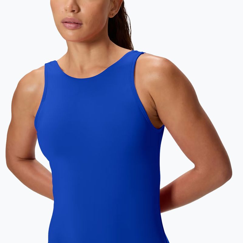 Damen-Badeanzug Speedo Solid High Neck Deep Sapphire 4