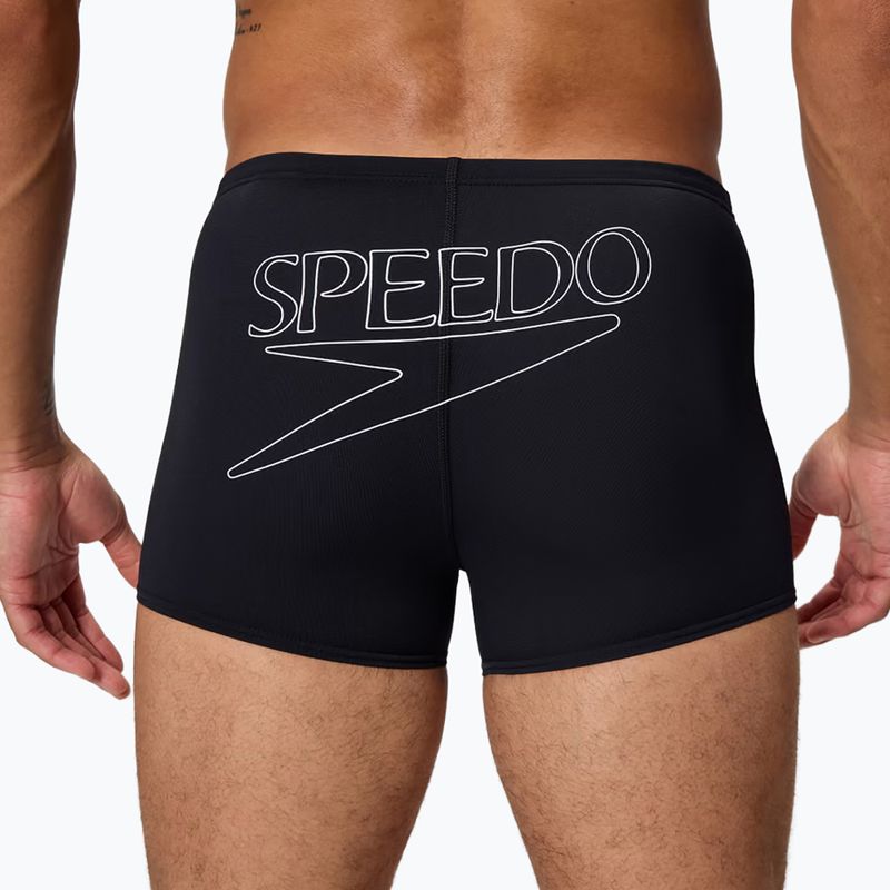 Herren Badeboxer Speedo Endurance+ Logo Aquashort anthracite 5