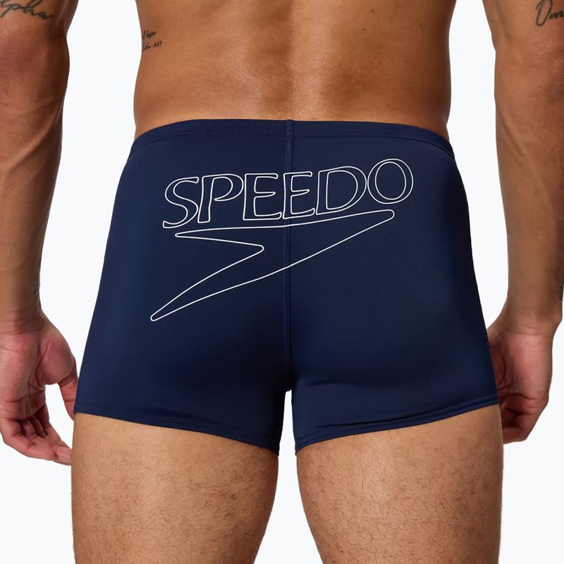 Herren Badeboxer Speedo Endurance+ Logo Aquashort peacoat 5