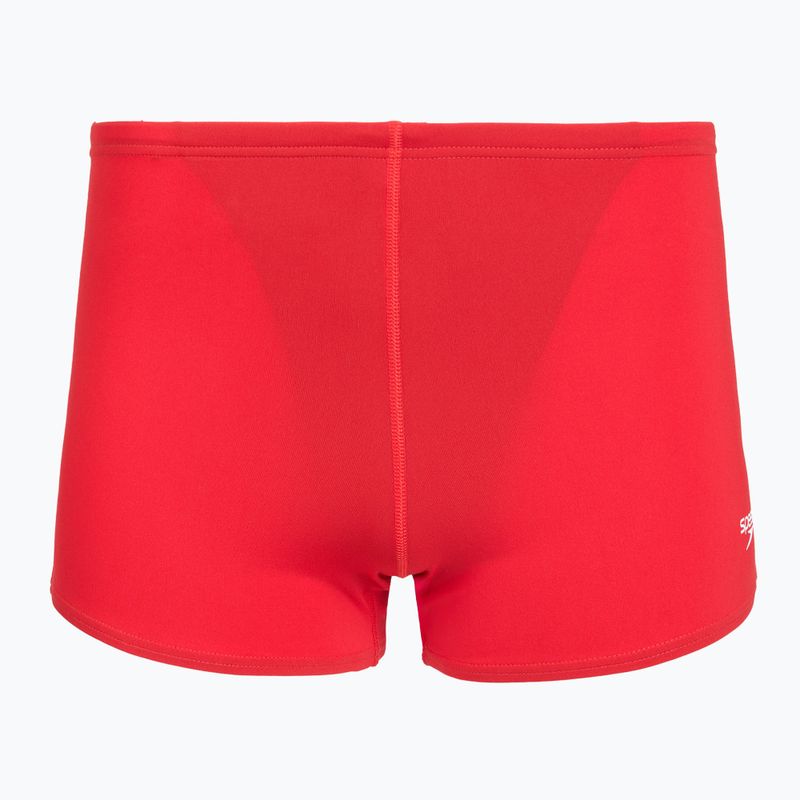 Herren-Badeboxershorts Speedo Endurance+ Logo Aquashort high risk red