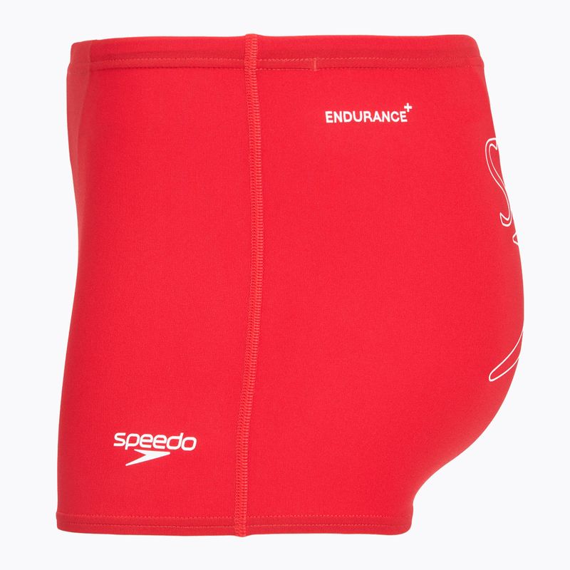 Herren-Badeboxershorts Speedo Endurance+ Logo Aquashort high risk red 3