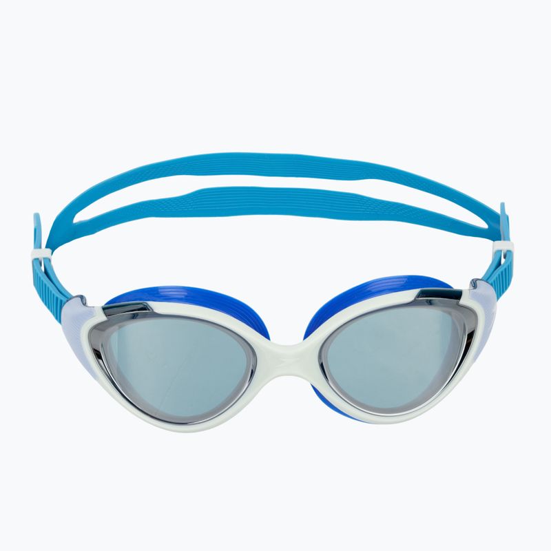 Damen-Schwimmbrille Speedo Biofuse 2.0 Mirror light honeydew/cobalt/silver mirror 2