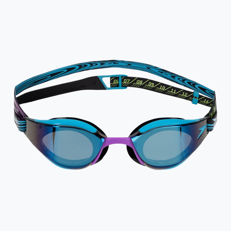 Schwimmbrille Speedo Fastskin Hyper Elite Mirror Mayan Blue/Smoke/Tropical Horizon 2