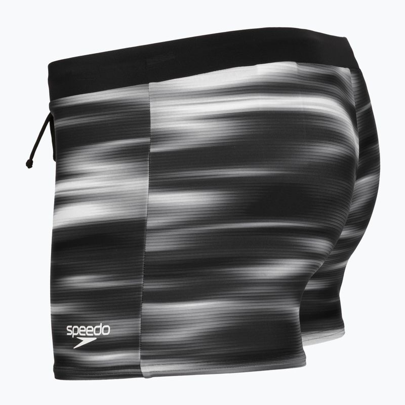 Badeboxershorts Speedo Valmilton Aquashort anthracite/white 3
