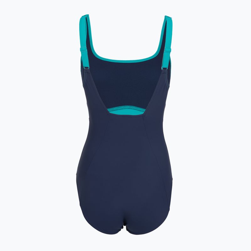 Damen-Einteiler Badeanzug Speedo Shaping Contour Eclipse peacock teal/peacoat 2