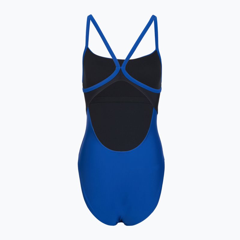 Damen-Badeanzug Speedo Solid Racerback zaffre blue/anthracite 2