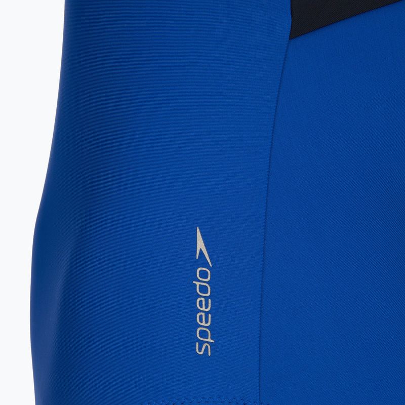 Damen-Badeanzug Speedo Solid Racerback zaffre blue/anthracite 3