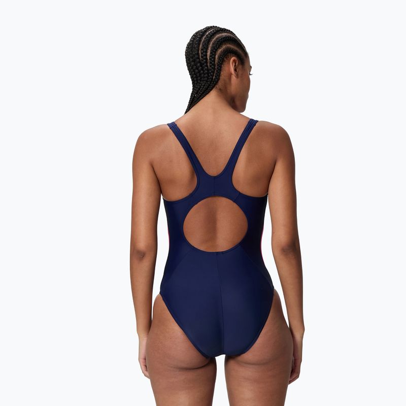 Damen-Einteiler Badeanzug Speedo Colourblock 2.0 peacoat/pink 2