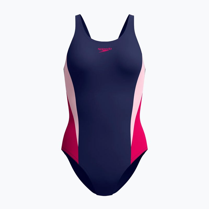 Damen-Einteiler Badeanzug Speedo Colourblock 2.0 peacoat/pink 6