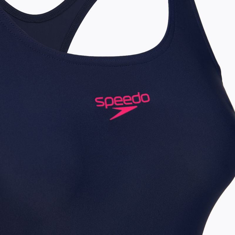 Damen-Einteiler Badeanzug Speedo Colourblock Splice 2.0 peacoat/pink 5