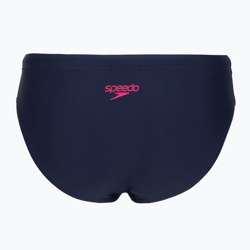 Damen-Einteiler Badeanzug Speedo Colourblock Splice 2.0 peacoat/pink 7