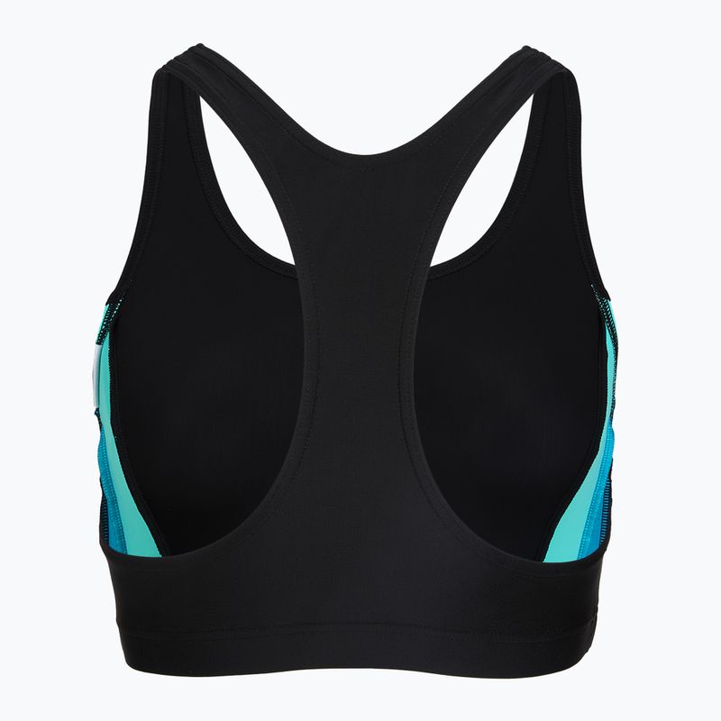 Damen-Einteiler Badeanzug Speedo Colourblock Splice 2.0 anthracite/mayanblue 4