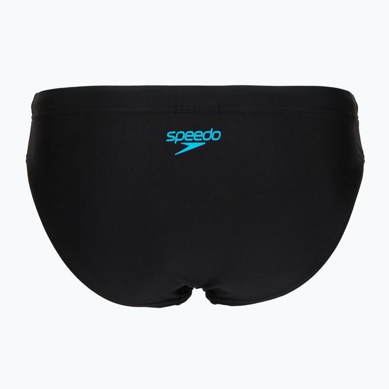 Damen-Einteiler Badeanzug Speedo Colourblock Splice 2.0 anthracite/mayanblue 7