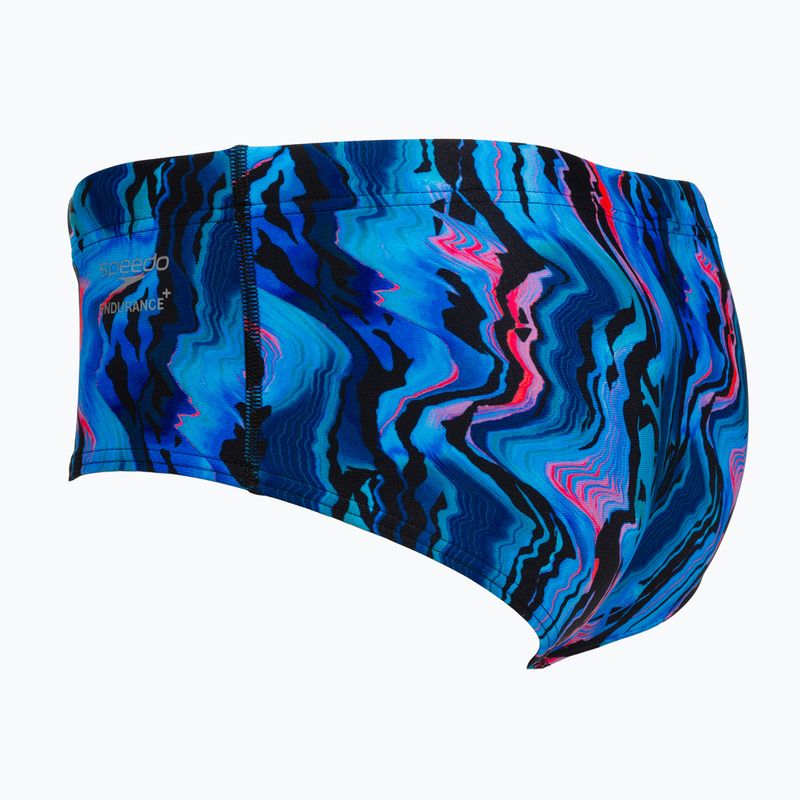 Herren-Badeboxer Speedo ML Printed 13.5 cm Brief canyon ombre/black 3
