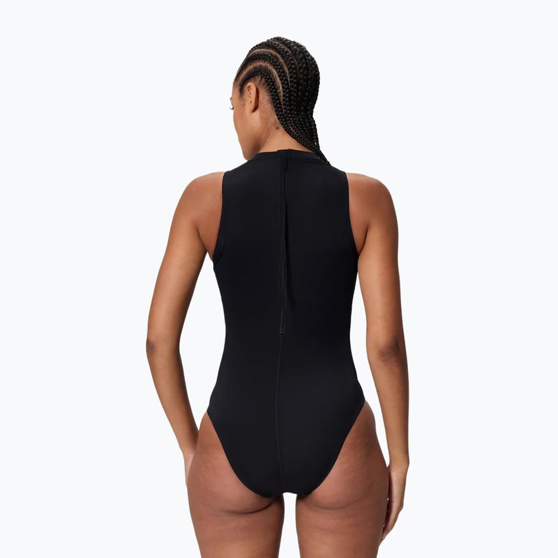 Damen-Einteiler Badeanzug Speedo Endurance+ Logo Hydrasuit anthracite 2
