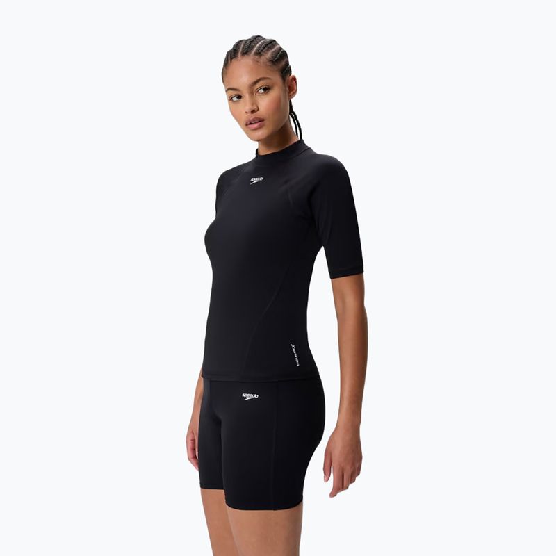 Damen-Schwimmshirt Speedo Endurance+ Rash Guard anthracite 3