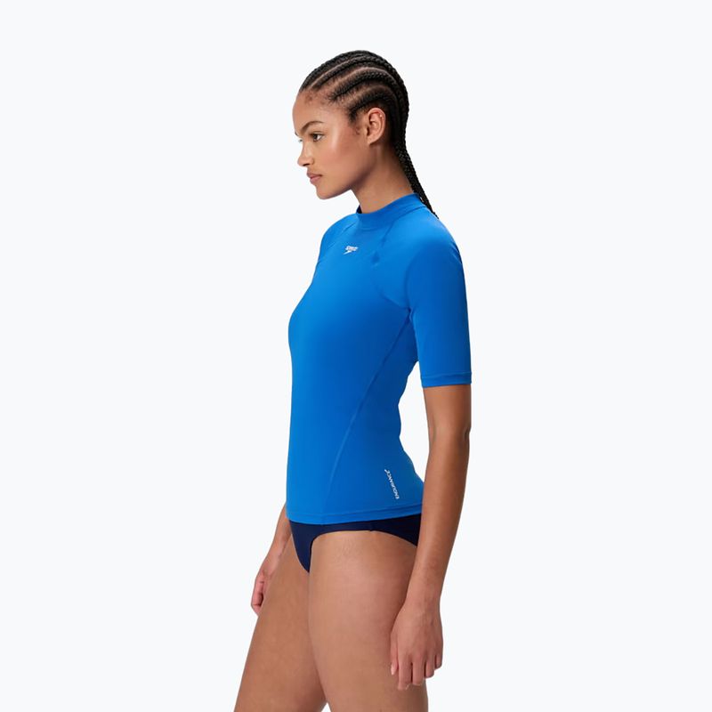 Damen-Schwimmshirt Speedo Endurance+ Rash Guard Turkish Sea 3