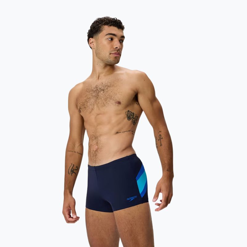 Herren-Badeboxer Speedo Hyperboom Aquashort peacoat/deep sapphire 3