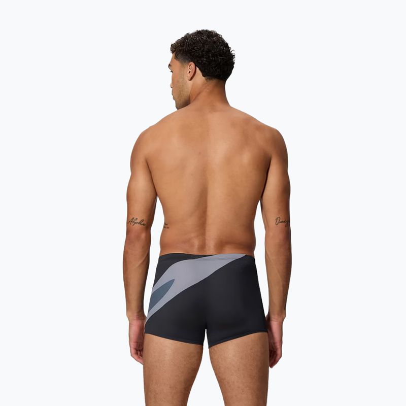 Herren-Badeboxer Speedo Hyperboom Aquashort anthracite/coin grey 2