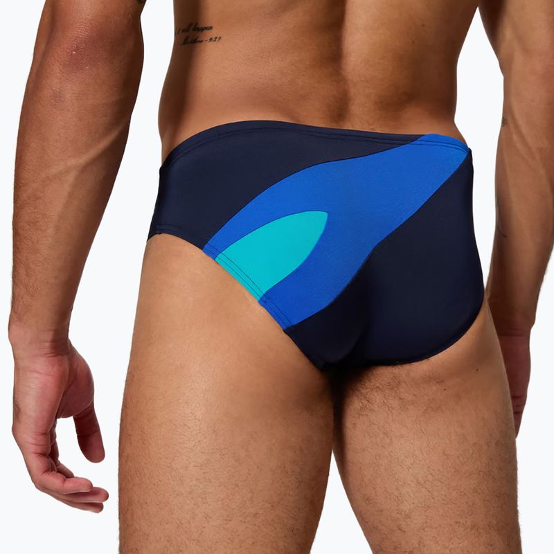 Herren-Badeslip Speedo Hyperboom Brief peacoat/deep sapphire 5