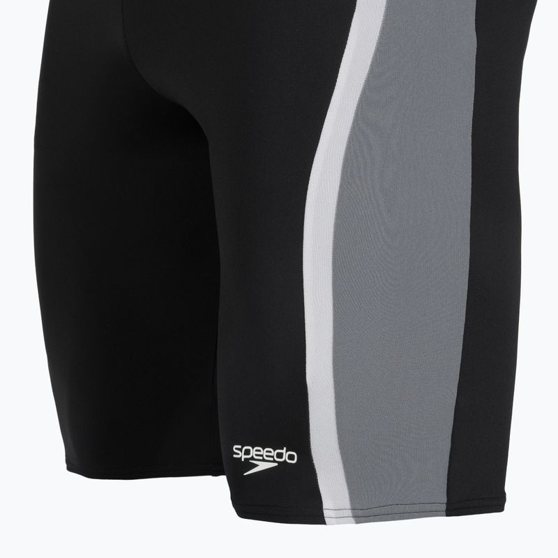 Herren-Schwimmjammer Speedo Solid Splice Jammer Anthracite/Lead Grey 4