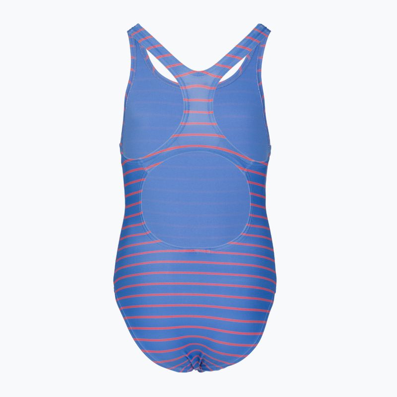 Kinder Badeanzug Speedo Stripe Print Medalist periwinkle blue 2