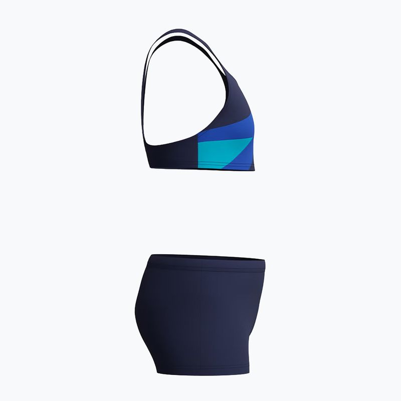 Zweiteiliger Kinder-Bikini Speedo Hyperboom Butterfly Back peacoat/deep sapphire 5