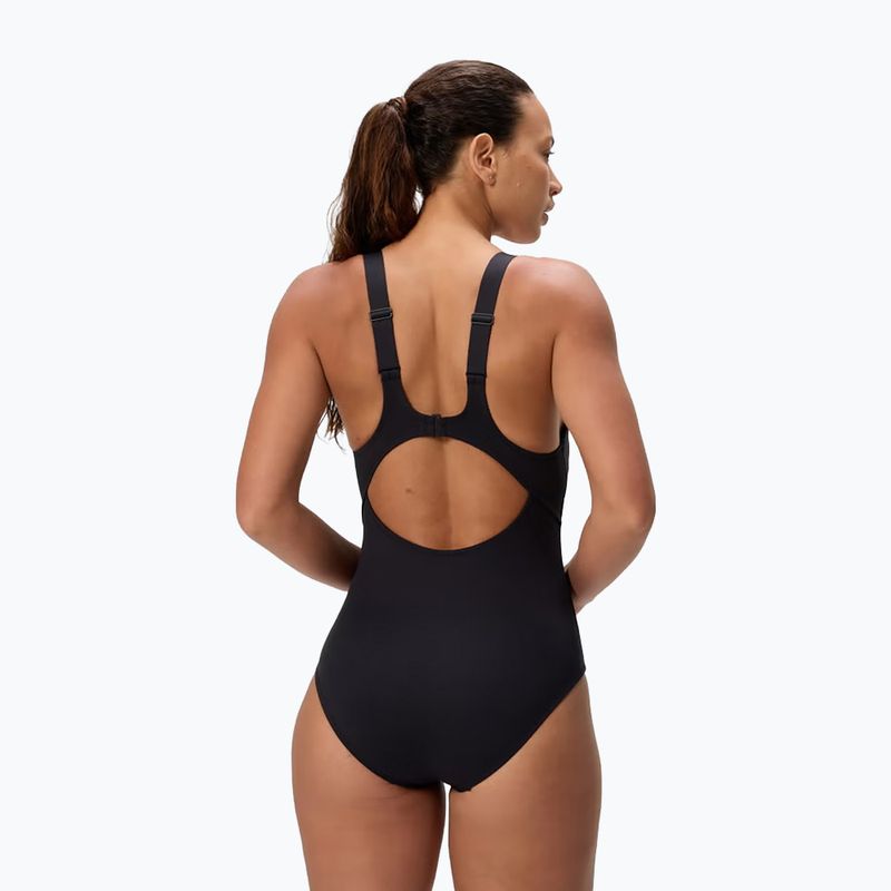 Einteiliger Damen-Badeanzug Speedo Sculpture Butterfly Back anthracite 2