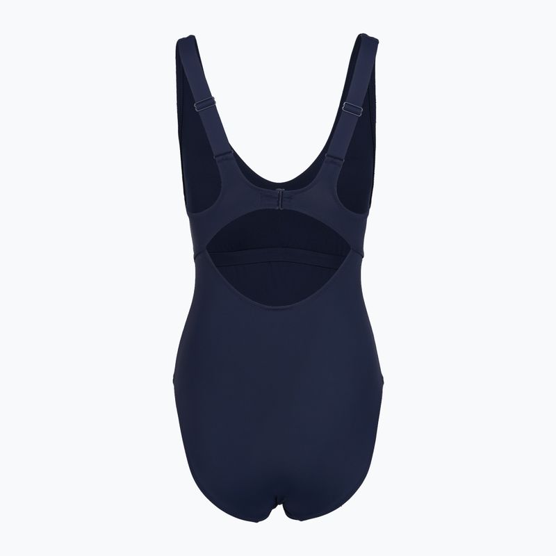Damen-Einteiler Badeanzug Speedo Sculpture Butterfly Back peacoat 2