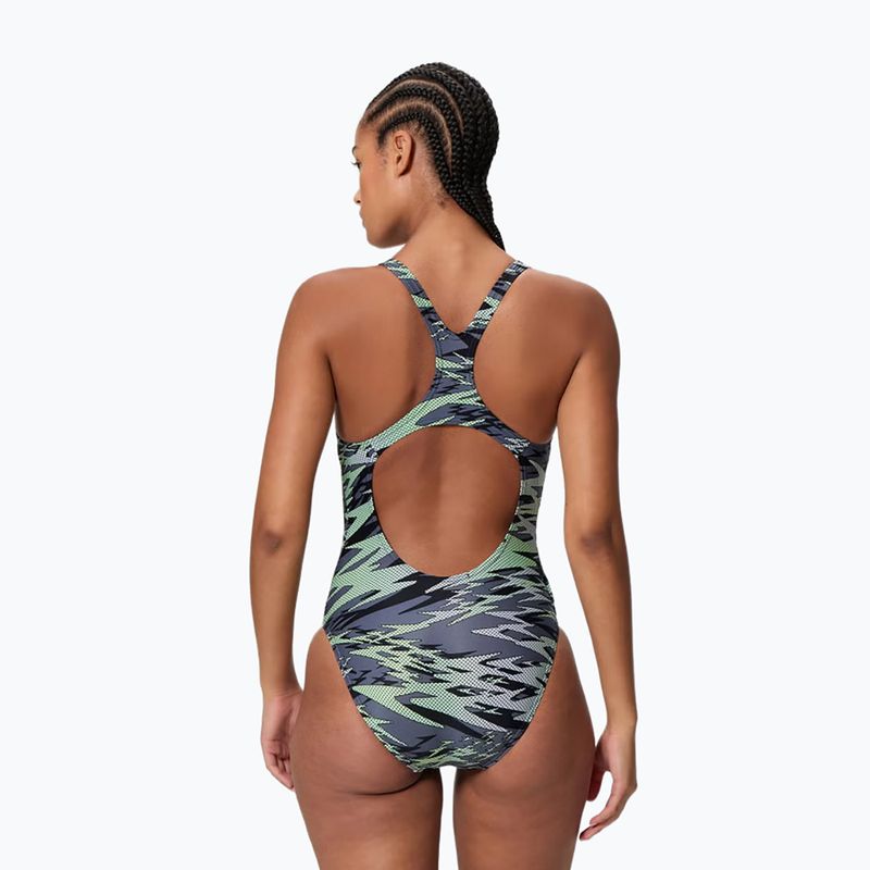 Damen-Badeanzug Speedo Hyperboom Print Medalist pale clover 2