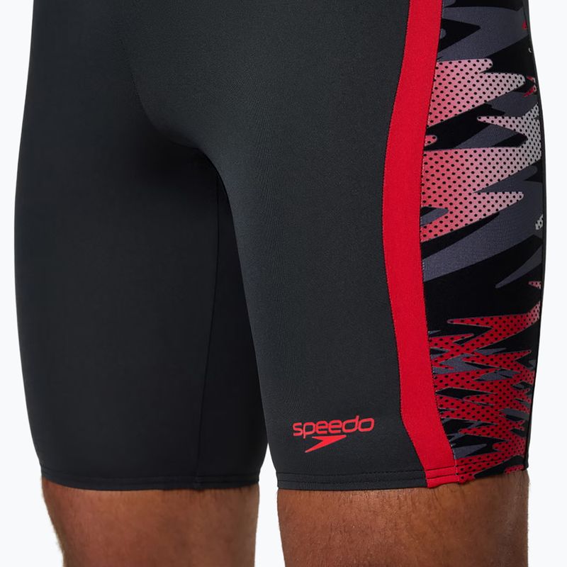 Herren-Schwimmjammer Speedo Hyper Boom Splice anthracite/high risk red 4