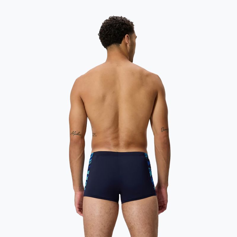 Badeboxer Speedo Hyperboom Splice Aquashort peacoat/deep sapphire 2