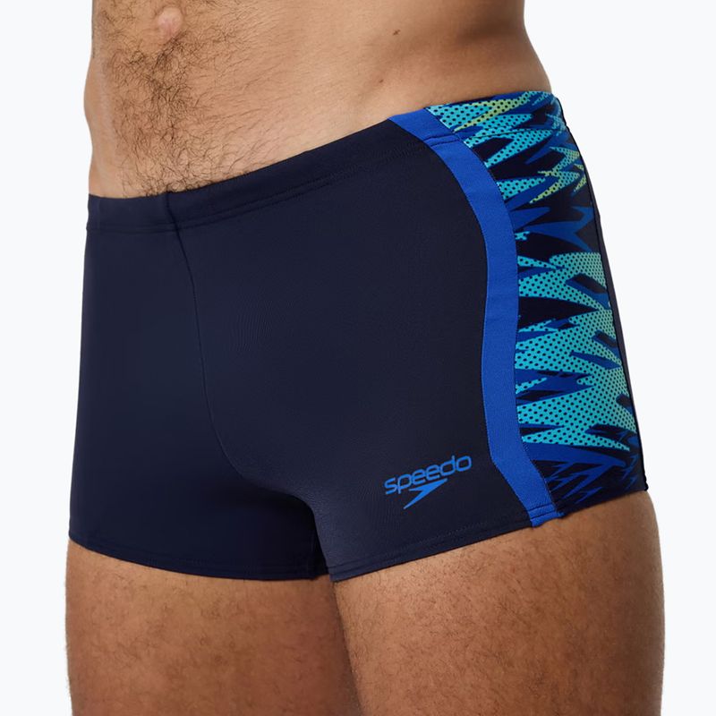 Badeboxer Speedo Hyperboom Splice Aquashort peacoat/deep sapphire 5
