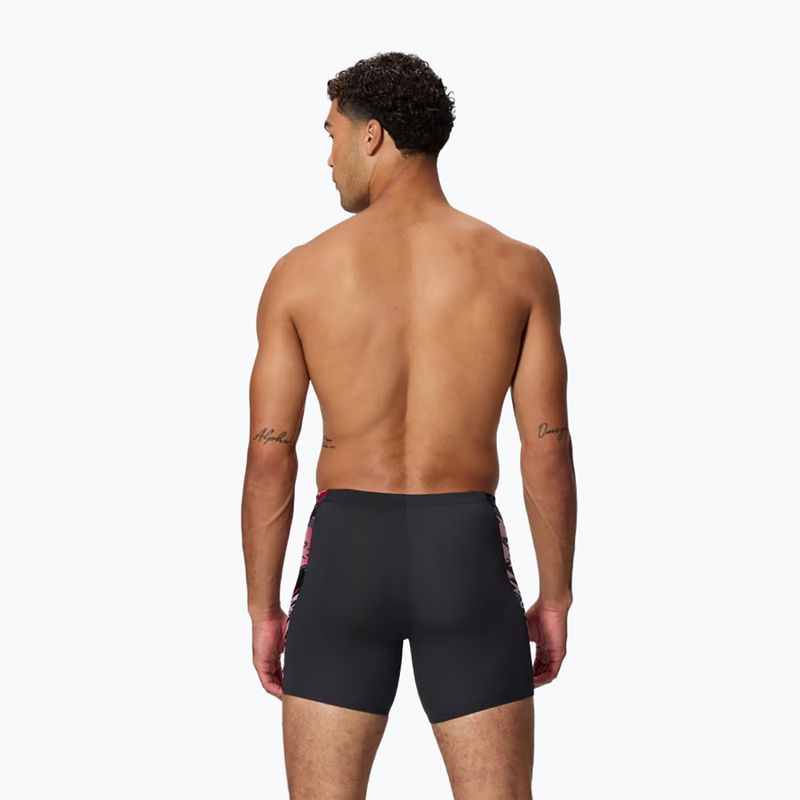 Herren-Schwimm-Jammer Speedo Hyper Boom Splice Mid anthracite/high risk red 2